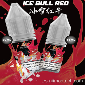 Vapor de sabor a rojo de toro de hielo